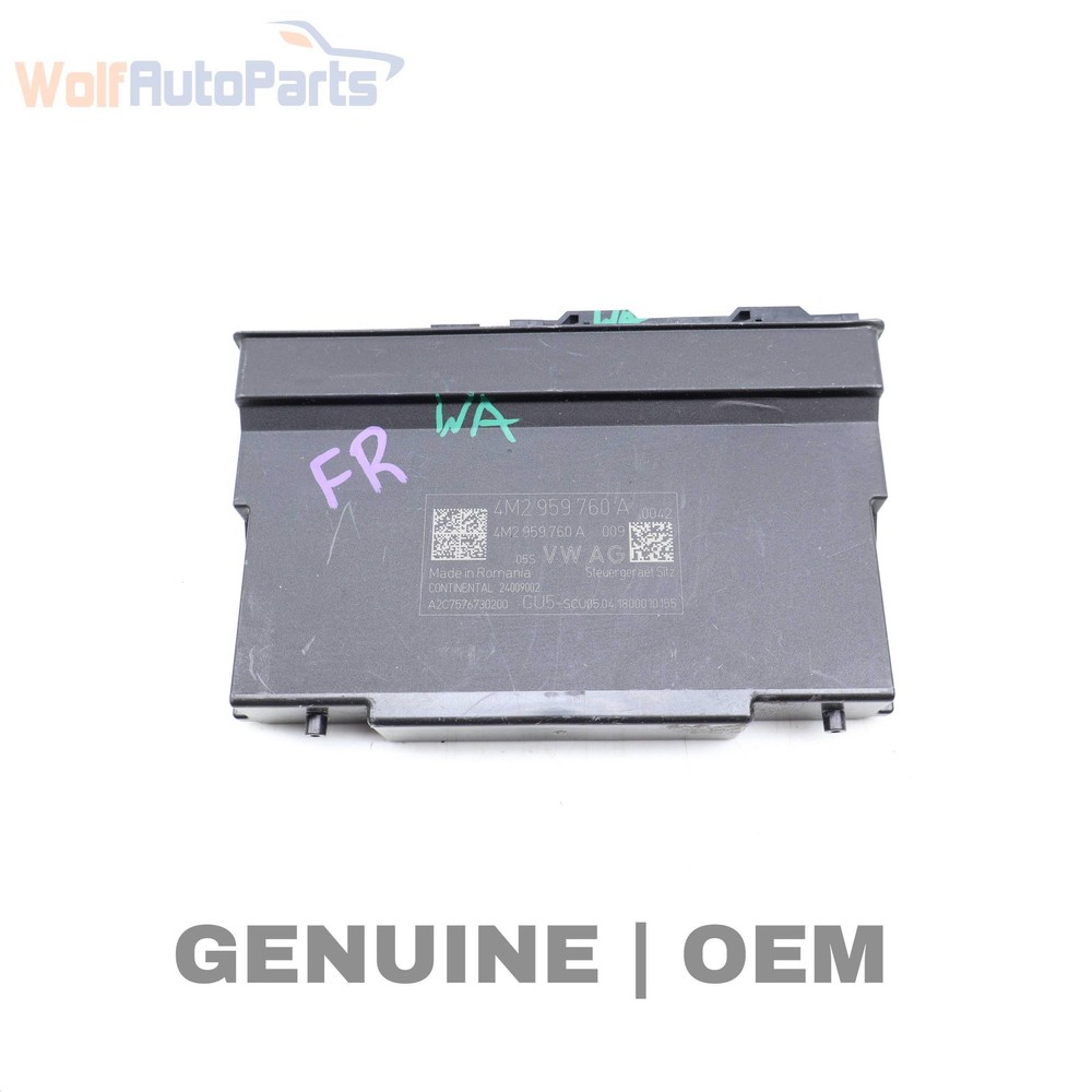2017-2021 AUDI A5 - Front SEAT Control Module 4M2959760A
