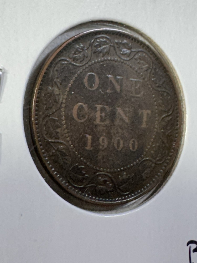 1900-H Canada Large Cent Bronze Coin