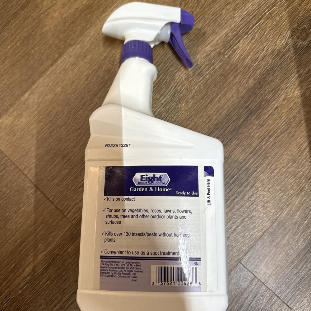 Bonide Eight Insect Control 32 oz RTU ready to use insecticide bug trigger spray