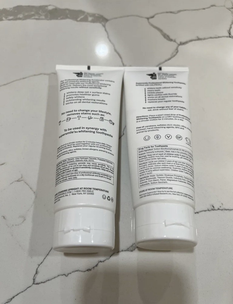 Supersmile Whitening Toothpaste (TOOTHPASTE & ACCELERATOR) ORIGINAL MINT