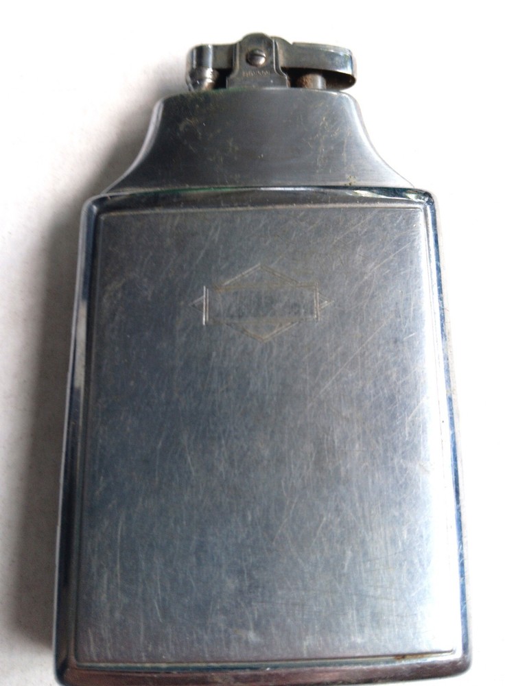 Vintage Ronson Mastercase Cigarette Lighter and Case Combination Silvertone