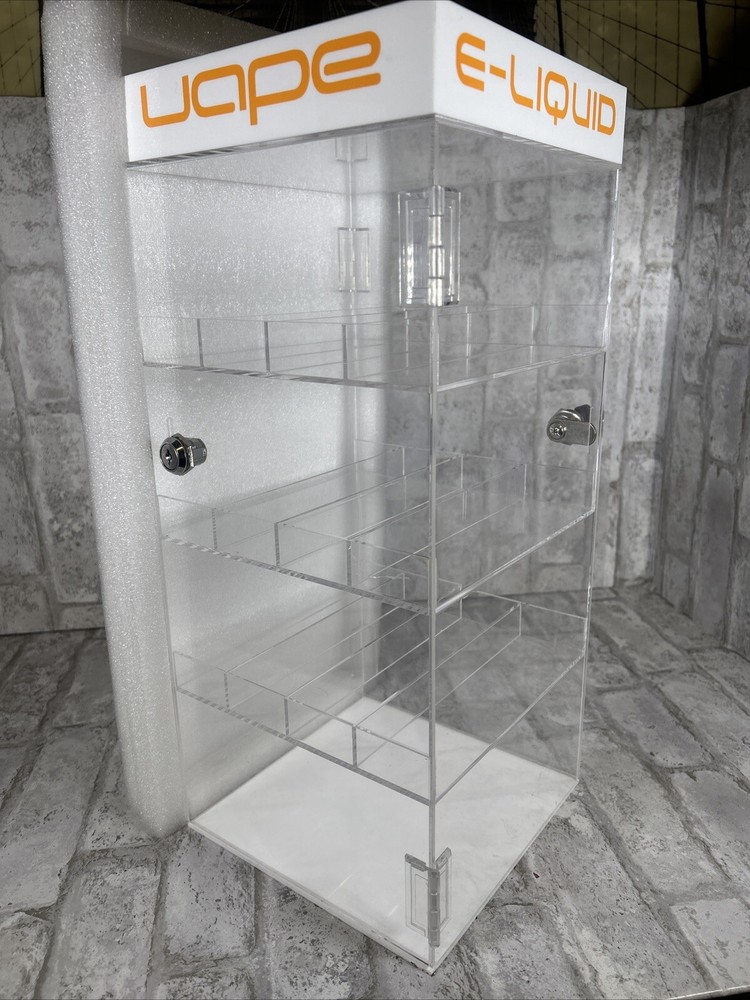 Clear 4 Shelf Acrylic Display Case