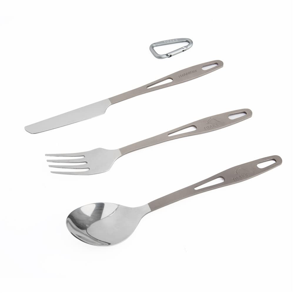 TOAKS Titanium 3-Piece Cutlery Set
