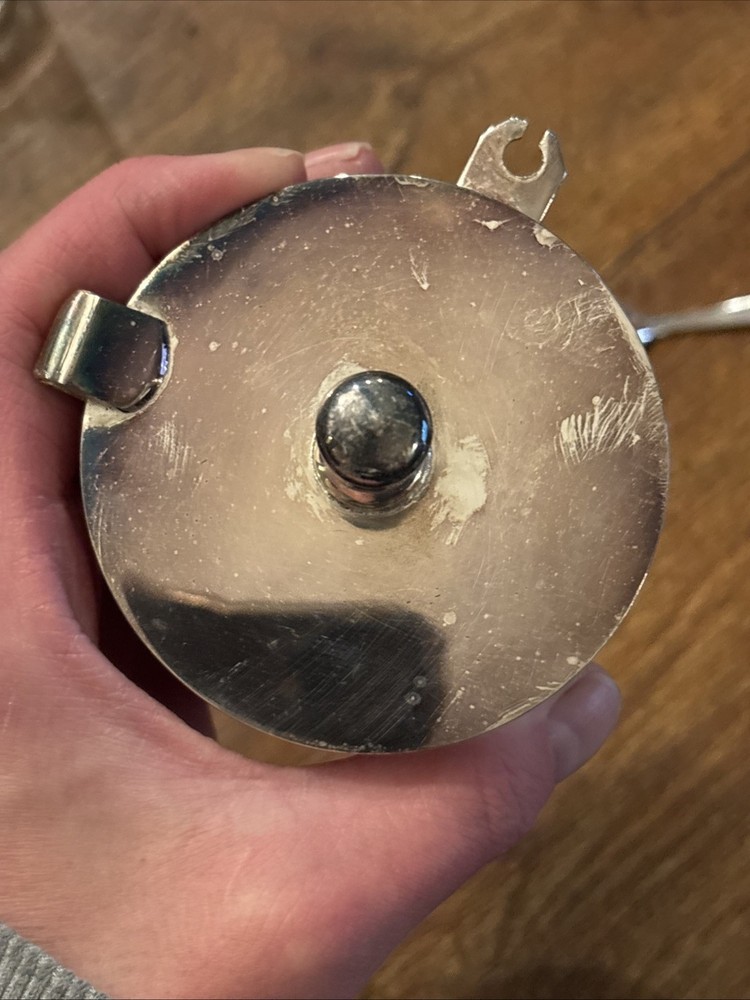 Restoration Hardware Hampton Silver Plate Lidded Jam Pot Complete