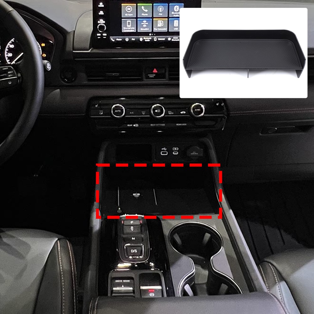 ABS Center Console Lower Storage Container Tray For Honda Pilot 2023+
