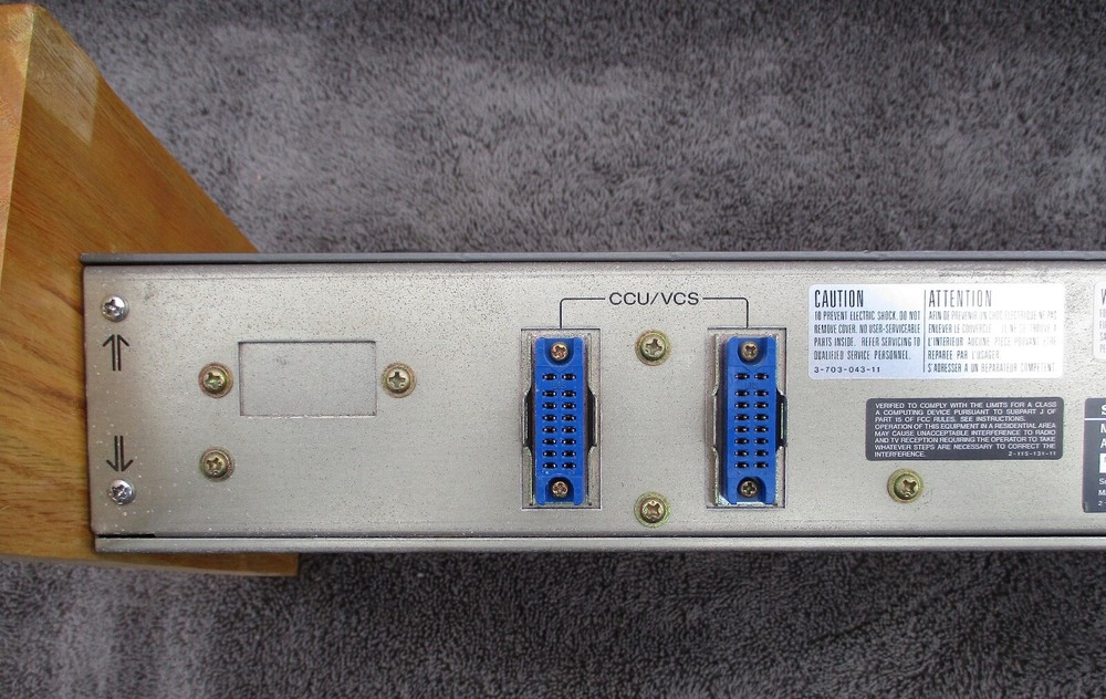 SONY MSU-350 Master Setup Unit