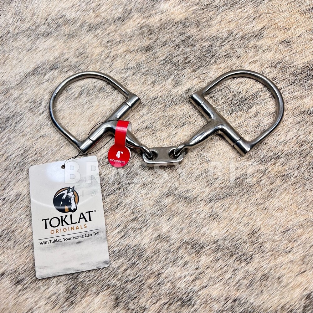 4" Toklat Dr Brisol D Ring Snaffle