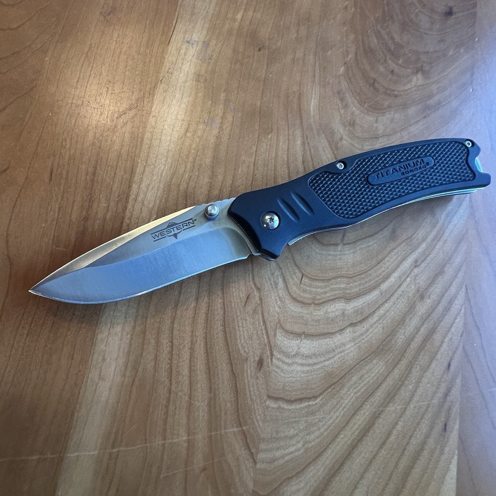 Camillus Western BlackTrax Linerlock