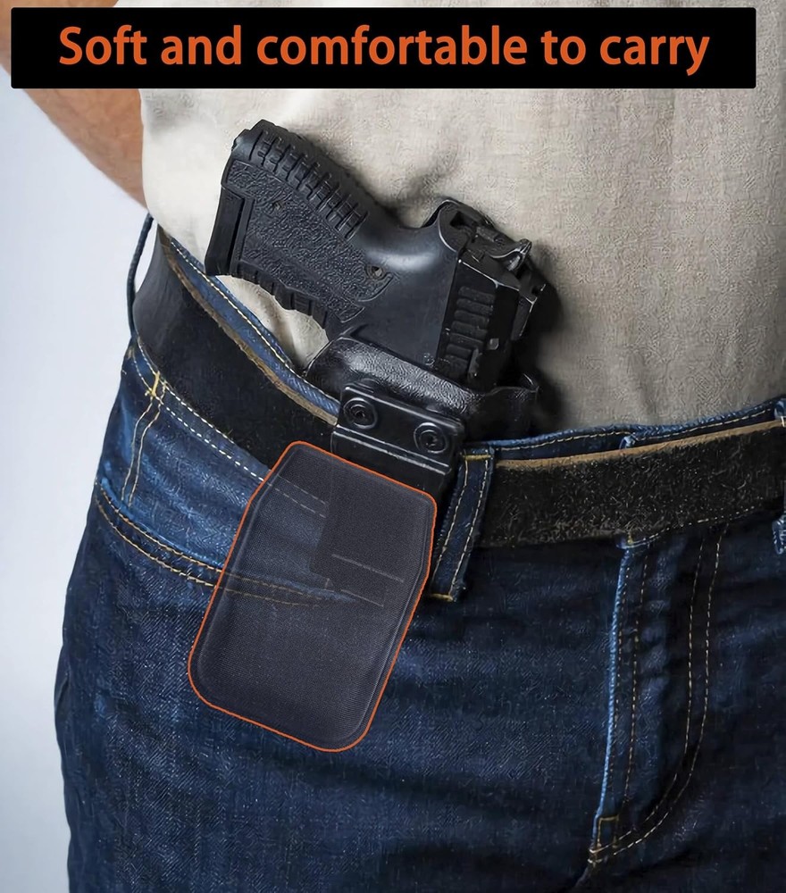 Comfortable Holster 0.5" holster wedge×2, 0.8" Black