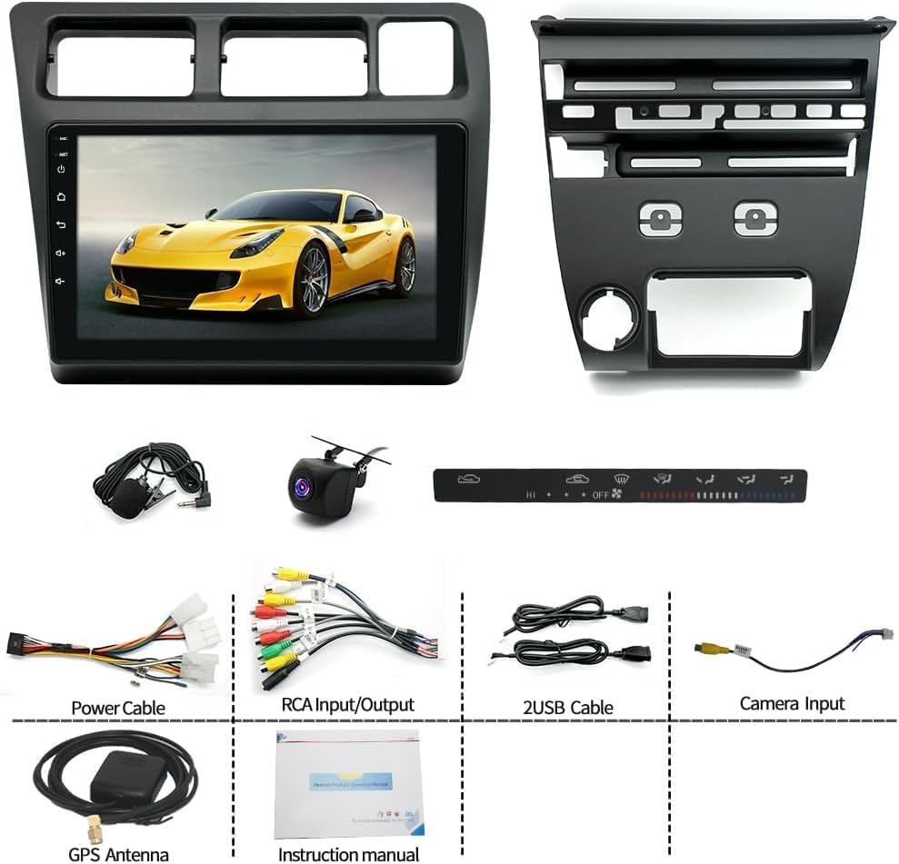 Android 13 Double Din Stereo for Corolla 1991-1997 GPS Bluetooth Camera