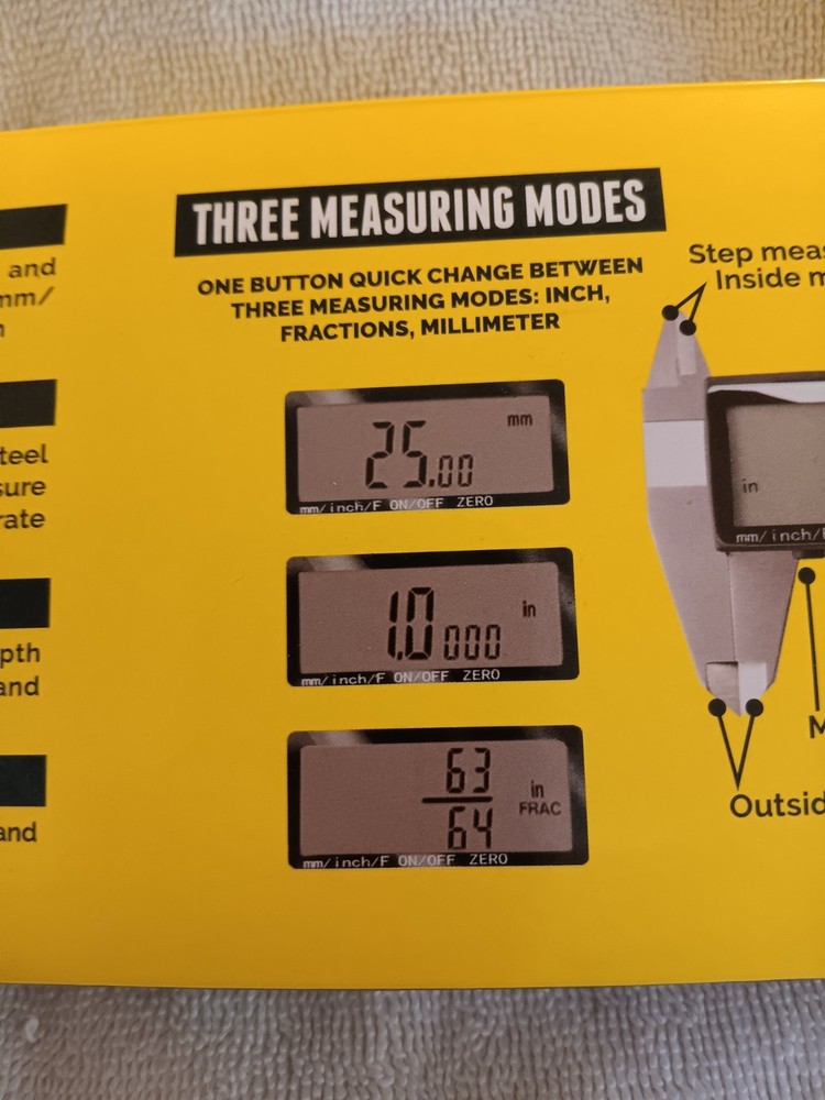 Segomo Tools 6" Digital Caliper Large Display (New)