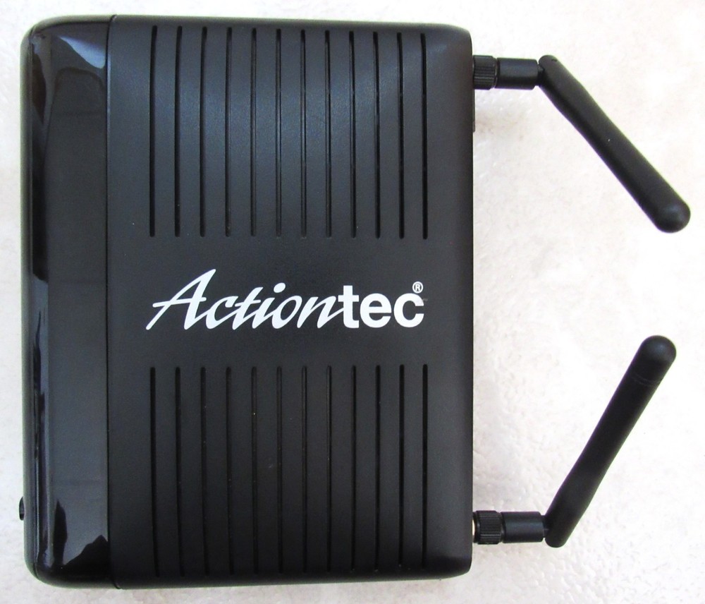 ACTIONTEC GT784WN 4 PORT  WIRELESS  DSL MODEM