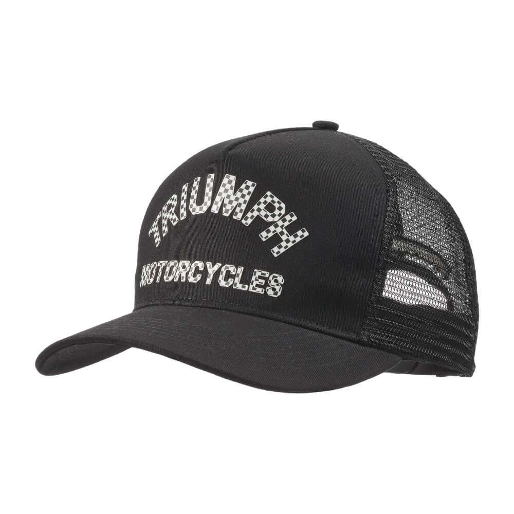 Triumph Checkerboard Black Unisex Cap MCAS25210
