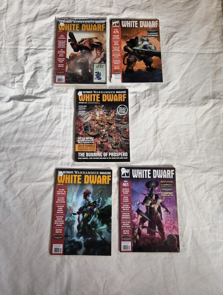 White Dwarf Munchkin Card Bundle 5 Issues + Exclusive Munchkin Promo Card
