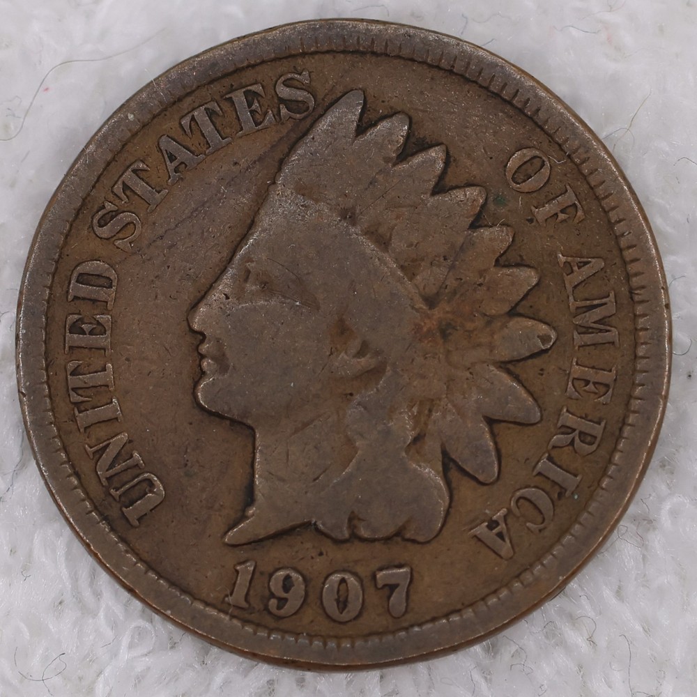 Indian Head Wheat Penny 1907