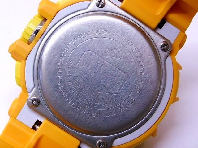 Excellent Condition CASIO GA 400A Watch G SHOCK G Shock Rotary Switch Matte Yell