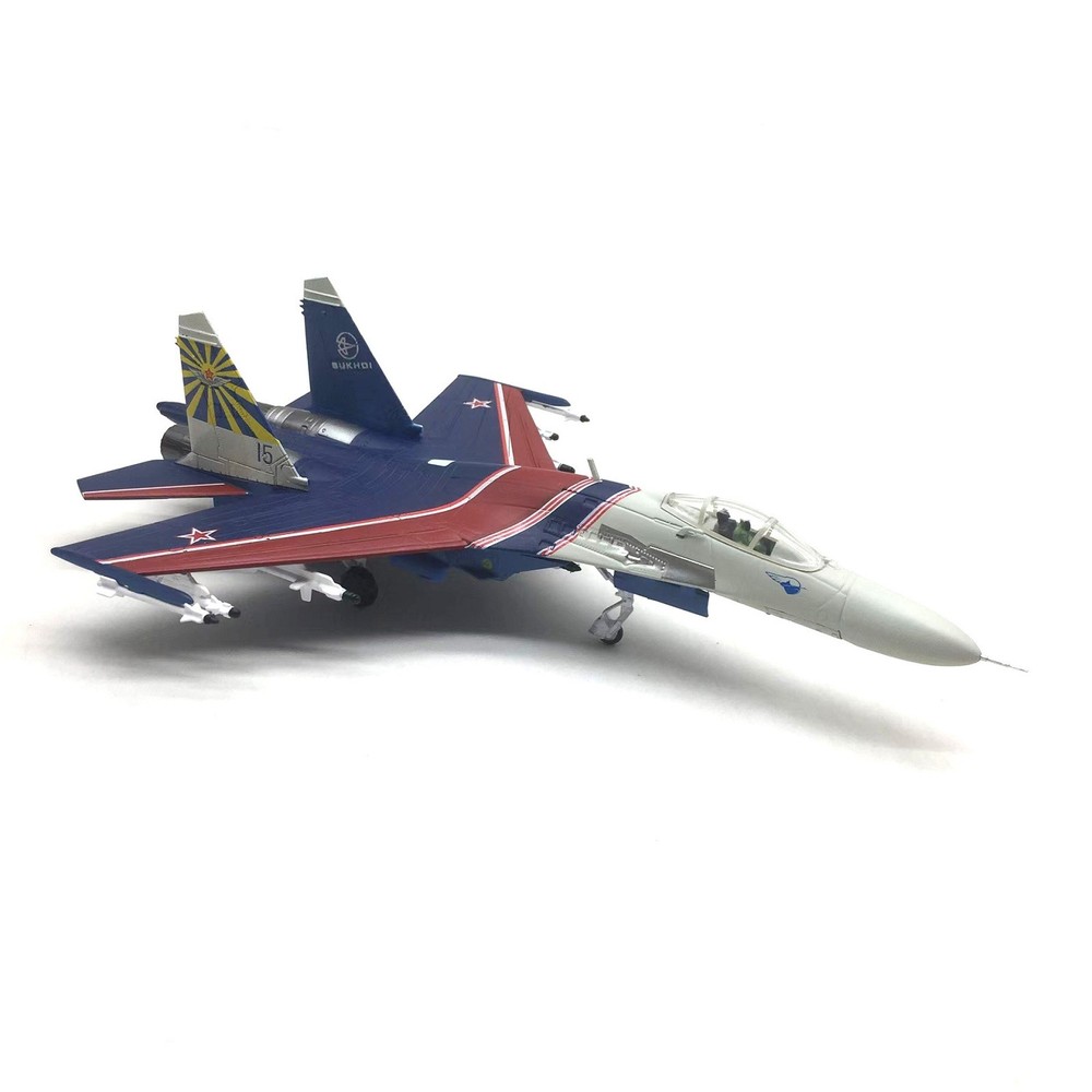 1: 100 Russian Su-27 Warrior Performance Aircraft Model Display Collection Gift