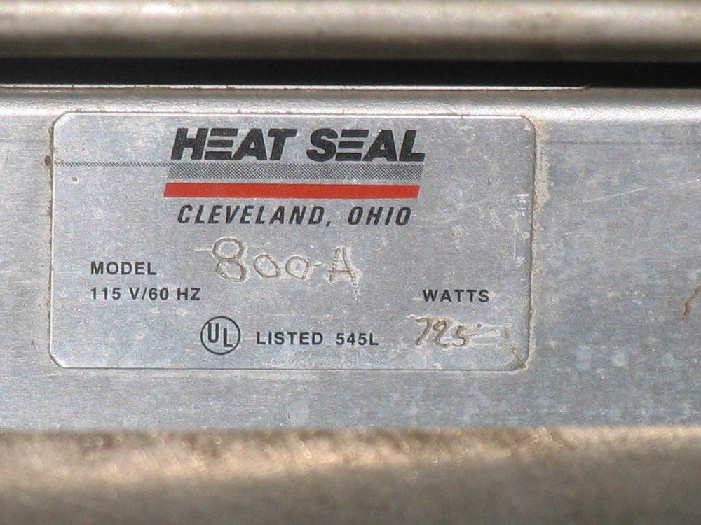 Heat Seal Model 800A - Commercial Table Top Wrapper