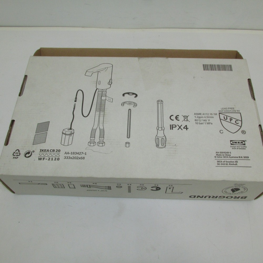 BROGRUND sink faucet with sensor, chrome plated - AUTOMATIC - IKEA CB 20