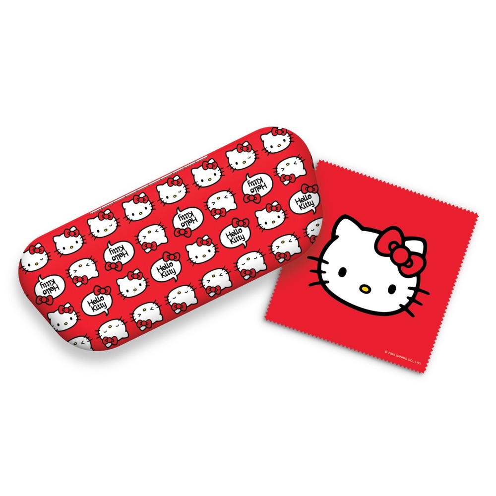 Hello Kitty Eyeglass Case - Red