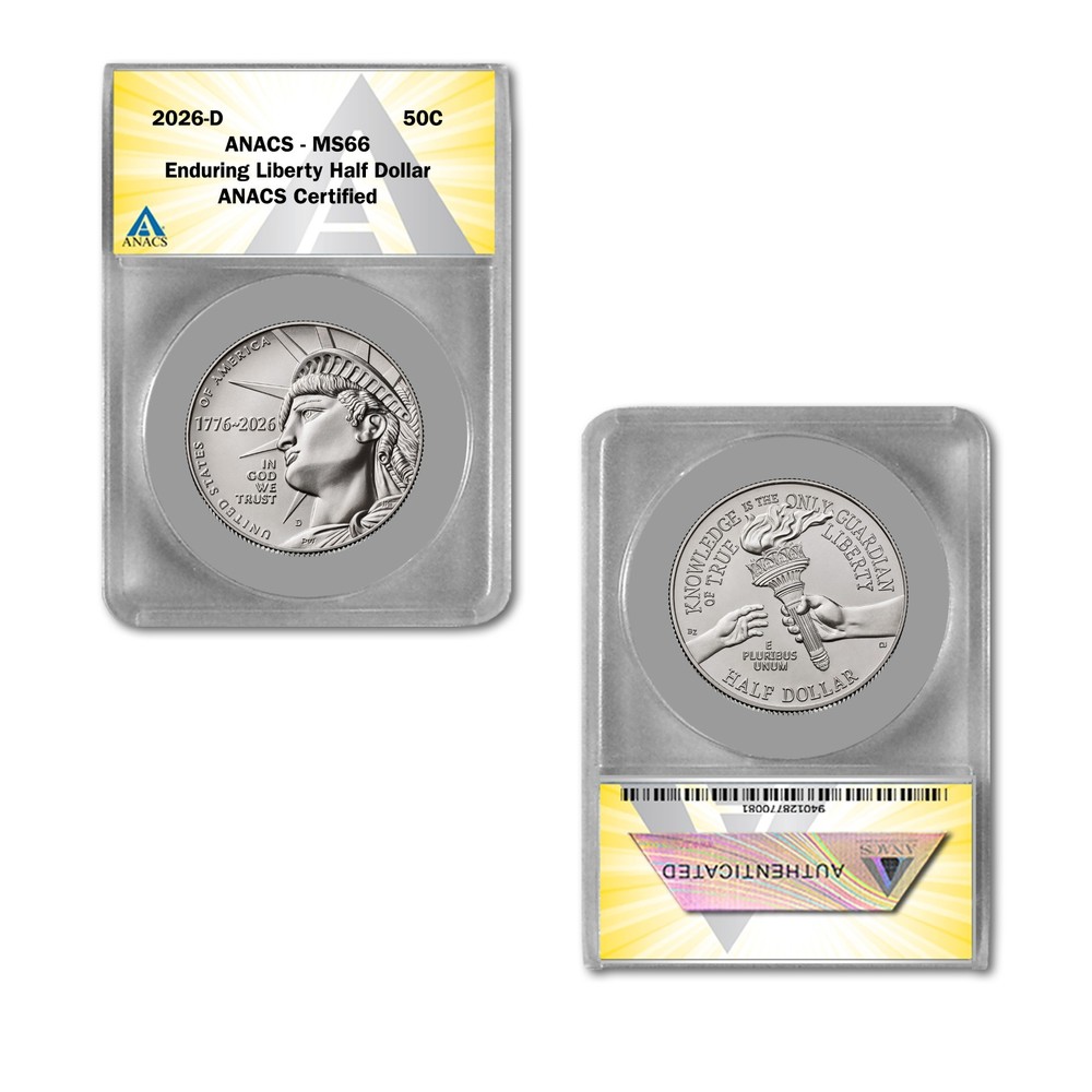 2026 D Liberty Semiquincentennial Half Dollar MS66