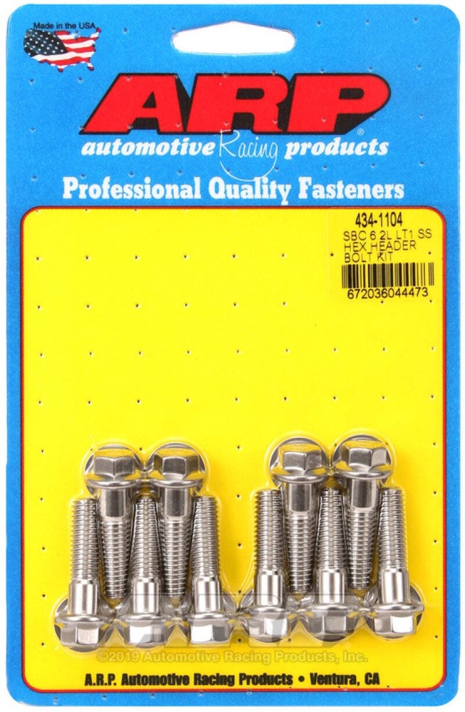 ARP 434-1104 SBC LT1 6.2L SS Hex Header Bolt Kit