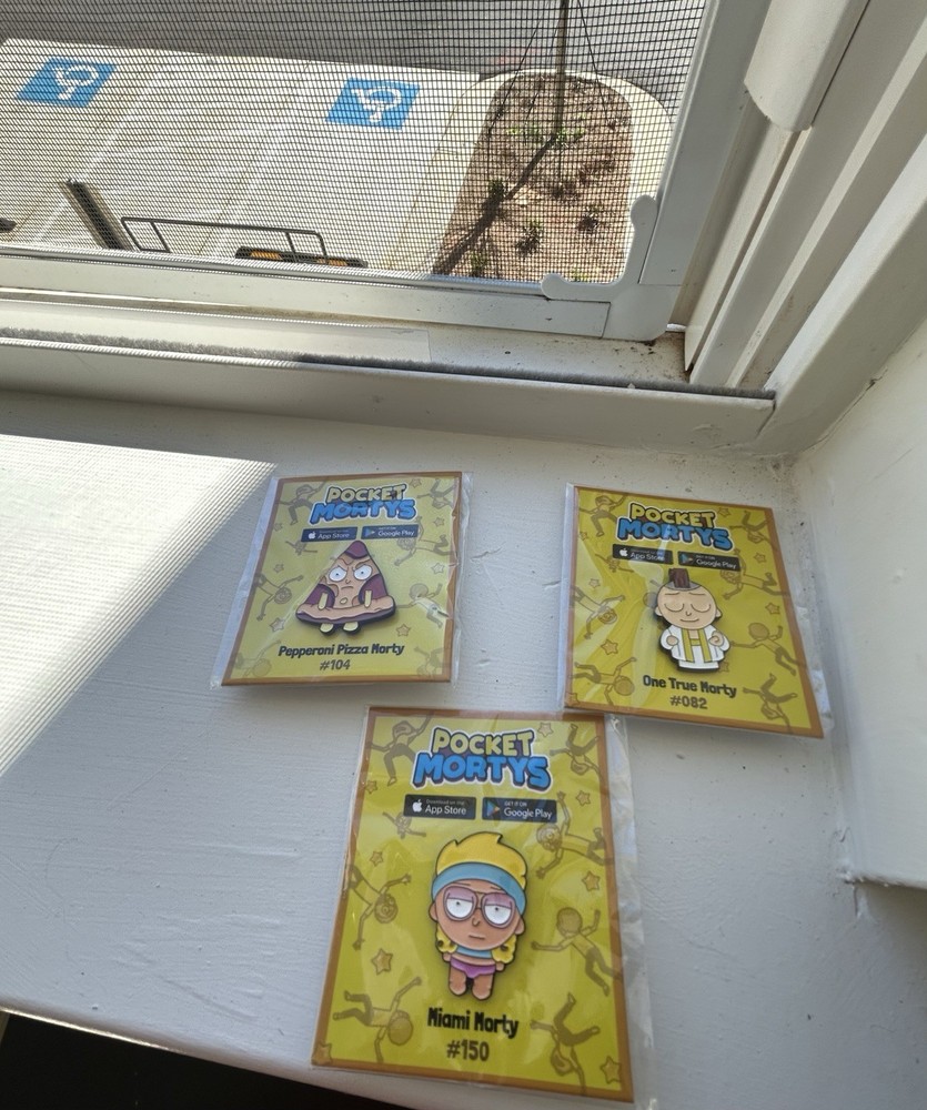 Pocket Morty Pins