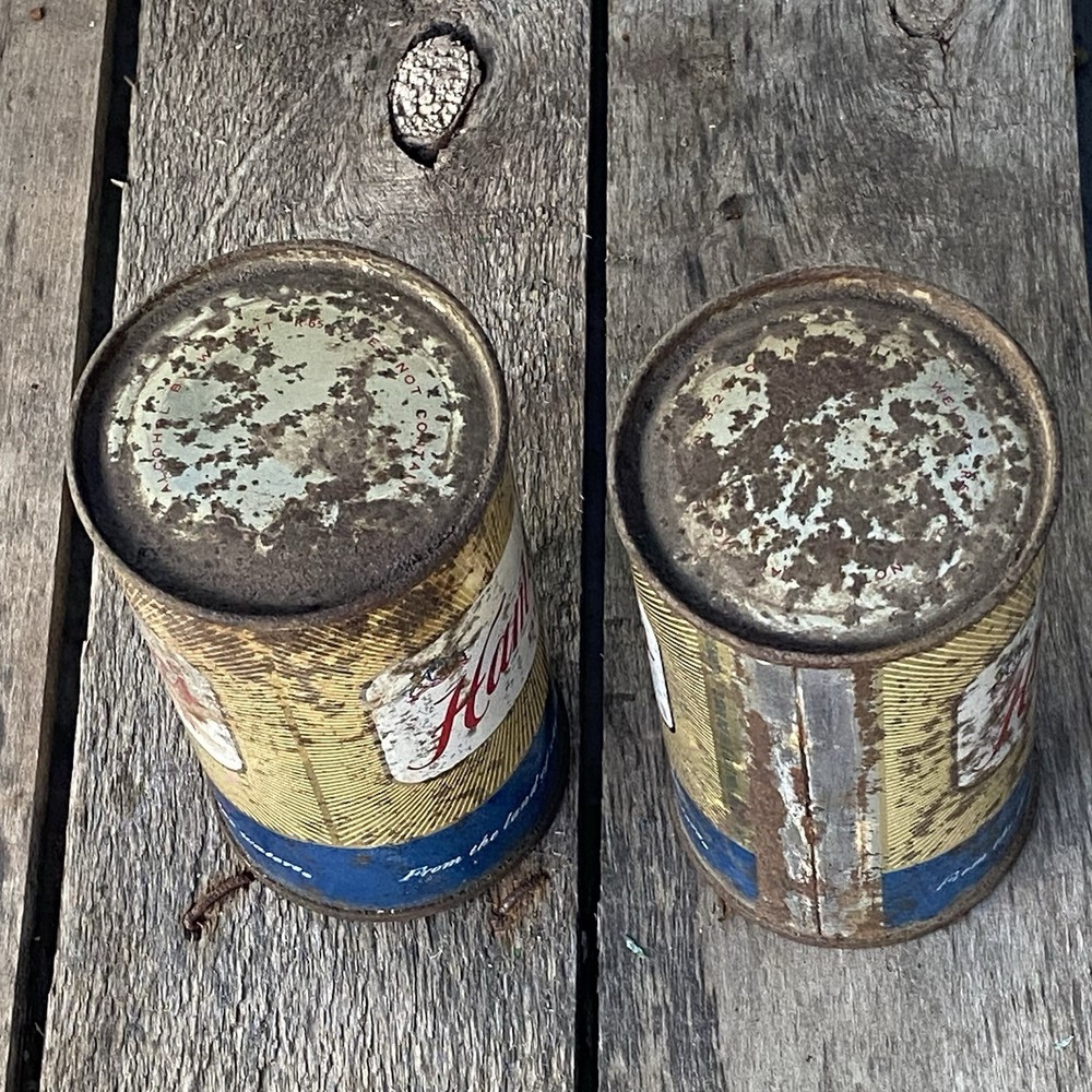 Vintage Hamm’s Beer Cans Empty 12oz