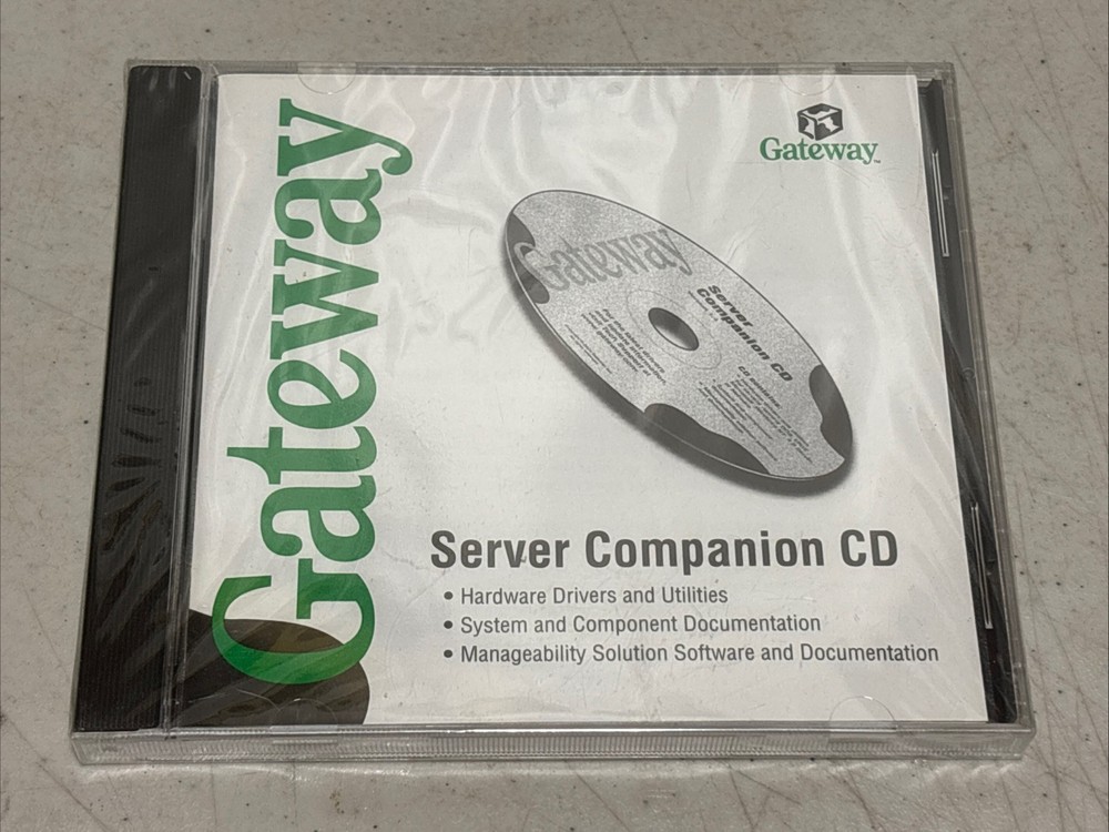 Gateway Server Companion CD Hardware Driver System Document Manageable Solution