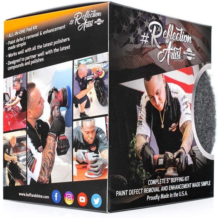 Buff and Shine® Reflection Artist™ Complete 5" & 6" Buffing Kit