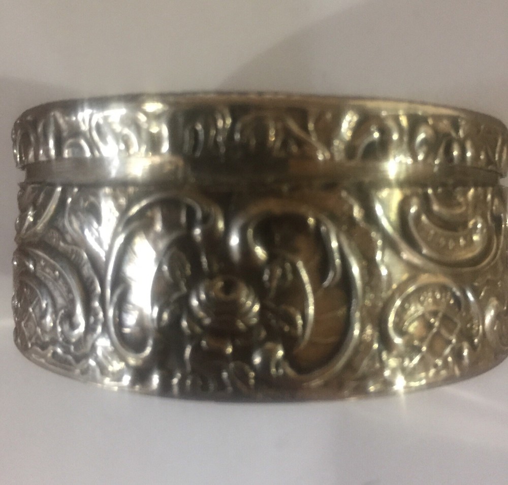 Round 800 Silver Hanau Decorative Box