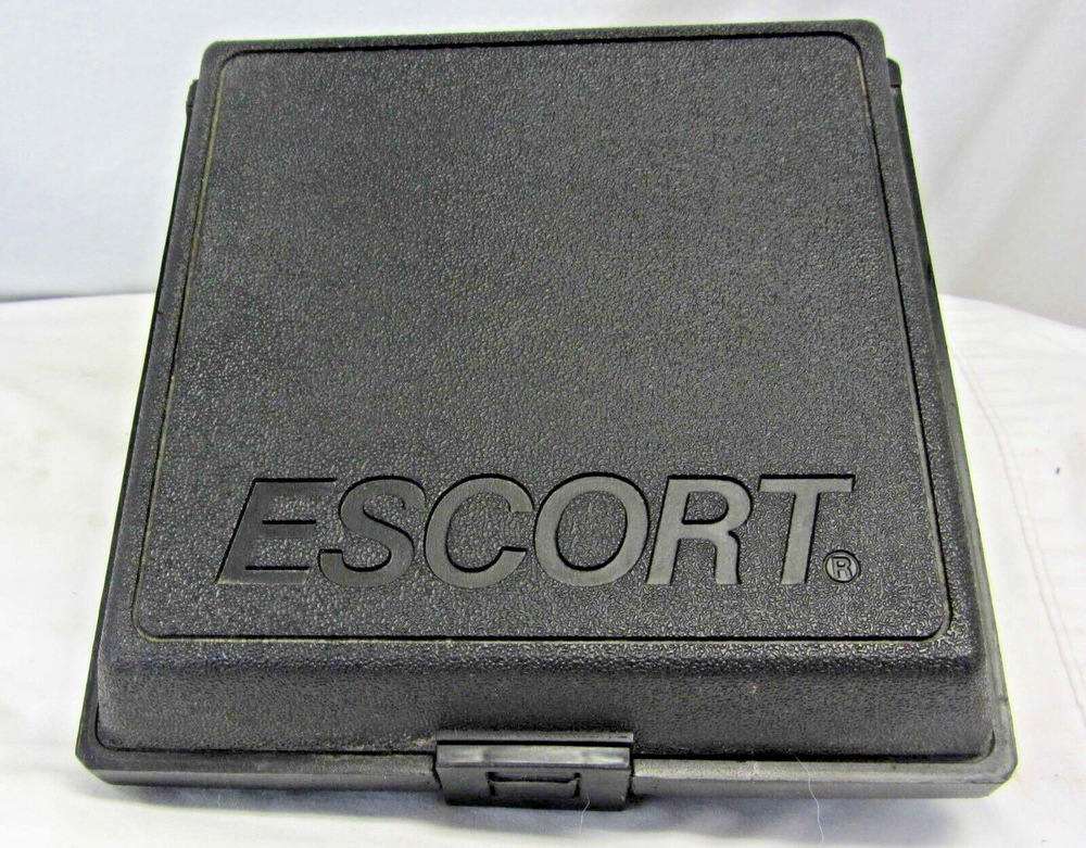 Vintage Escort Cincinnati Microwave Radar Warning Receiver Detector with Case