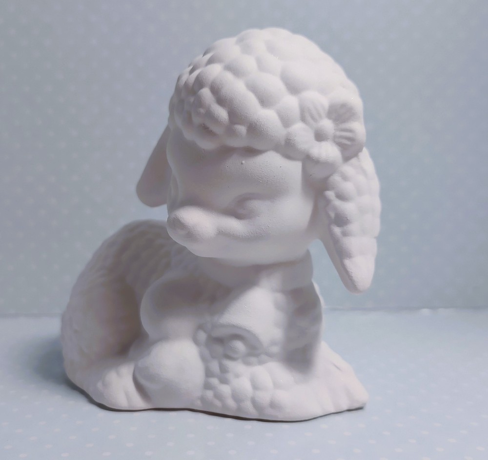 Lamb ~ Ceramic Bisque Ready to Paint