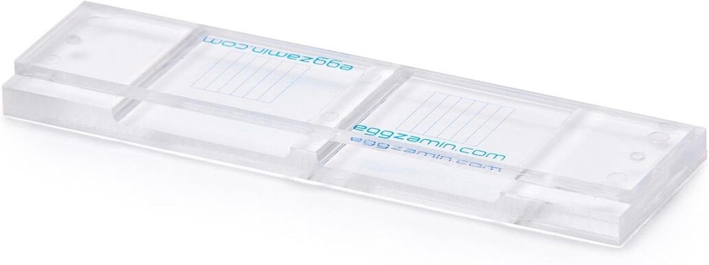 Mcmaster Method Microscope Slide - FEC (Fecal Egg Count) or Worm Count, Double