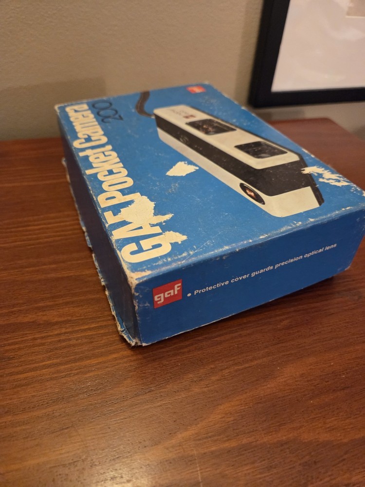 GAF Pocket Camera 200 Vintage In Box