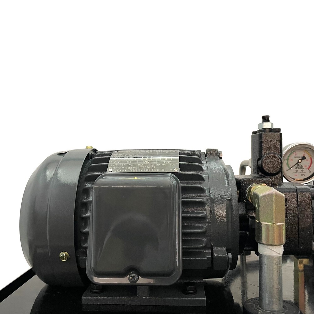 Miniature Hydraulic Station Hydraulic System Assembly Double-end Valves 220V