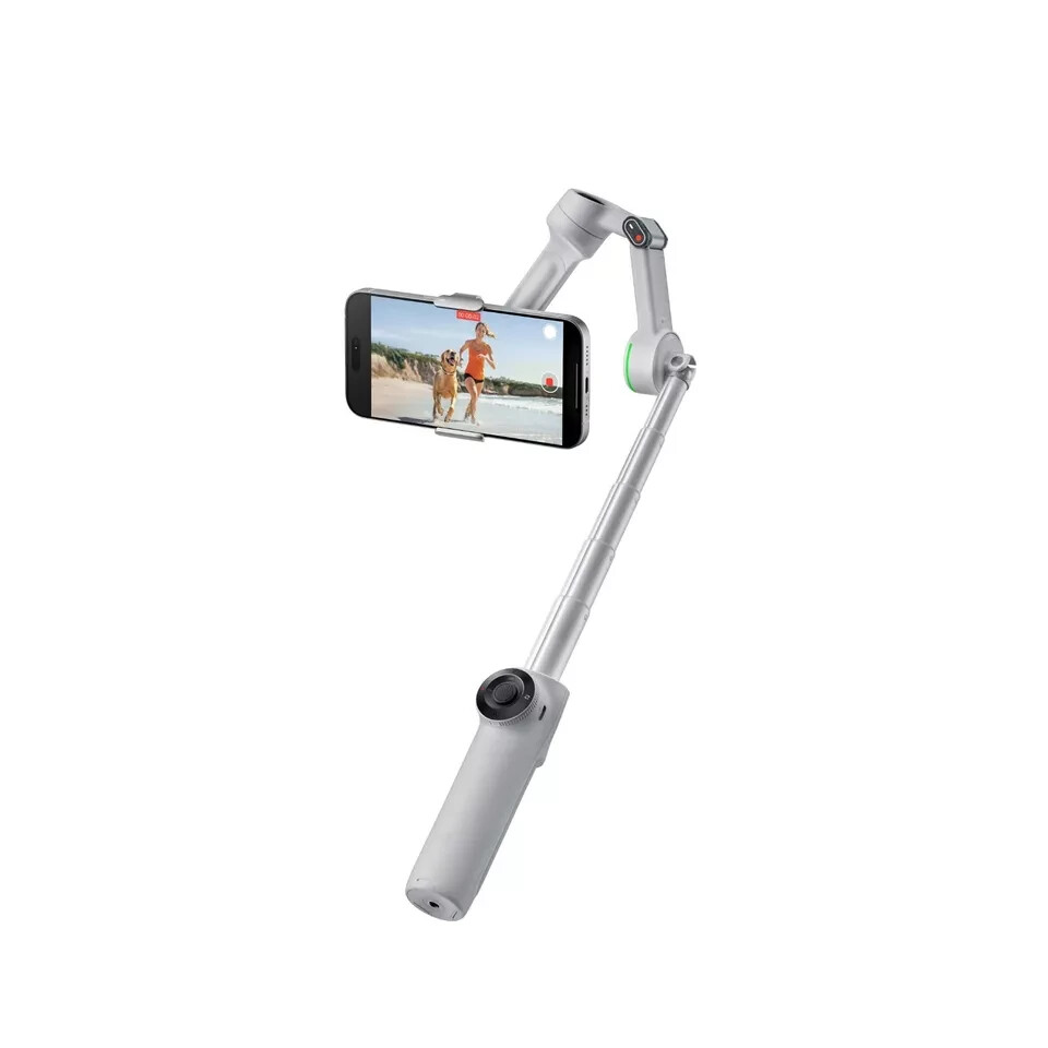 Insta360 Flow 2 Pro Gray AI Tracker Bundle Smartphone Stick Tripod Stabilizer