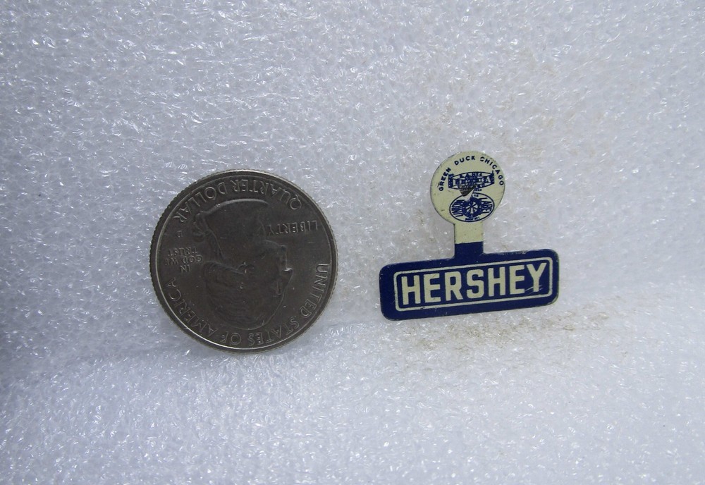Hershey Political Tab Button Pin