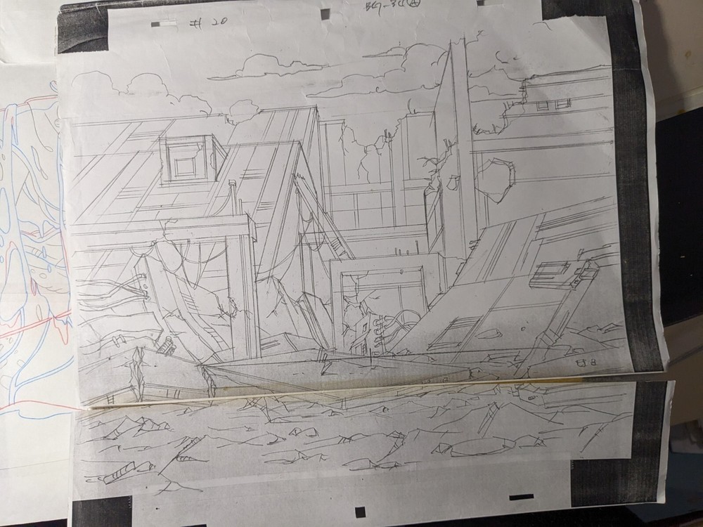 ULTIMATE AVENGERS animation Cel CHITAURI Production Art MARVEL Comic Book UV2
