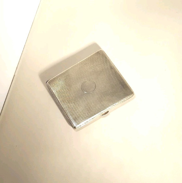 Beautiful Antique 900 Silver Cigarette Case 104g
