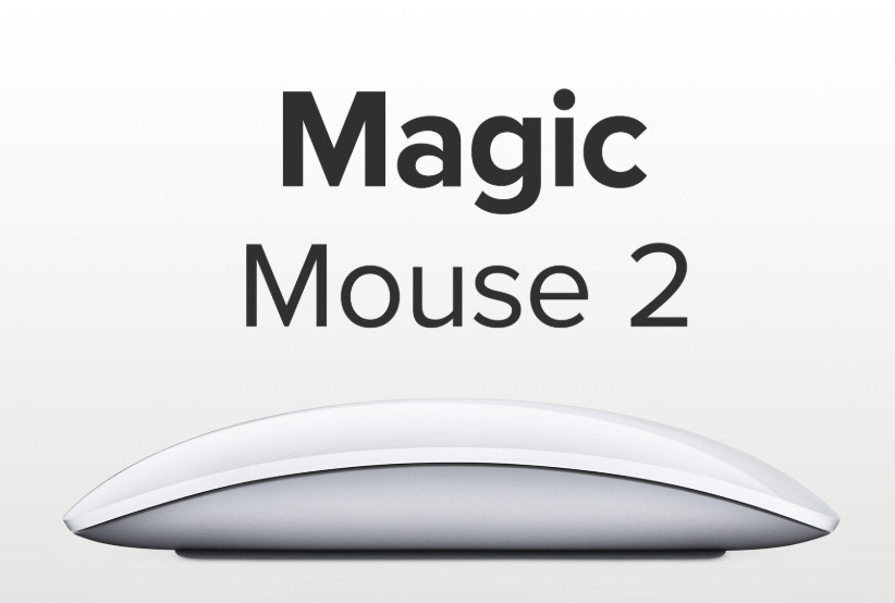 Apple Magic Mouse 2 (Lightning) - Multi-Touch Surface A1657 - Includes Cable