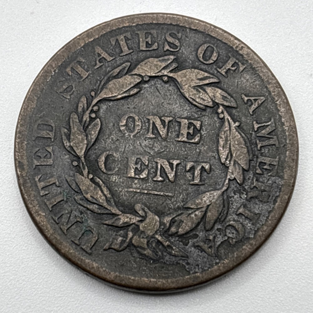 1835 Coronet Head Large Cent Very Good (VG)