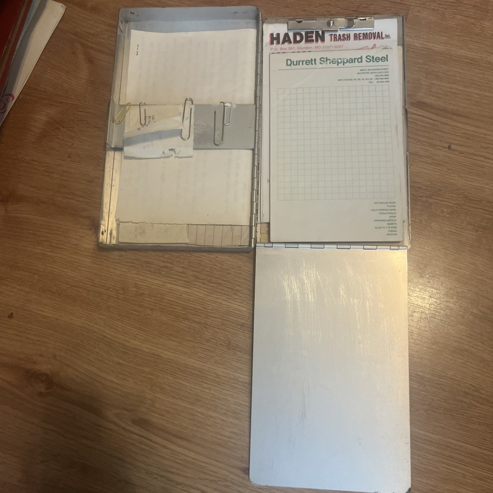 ALUMINUM CLIPBOARD FOLDING 9 X 12