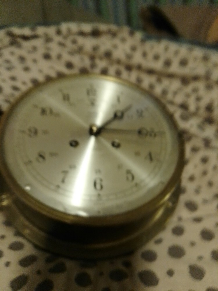 Salim brass maritime clock