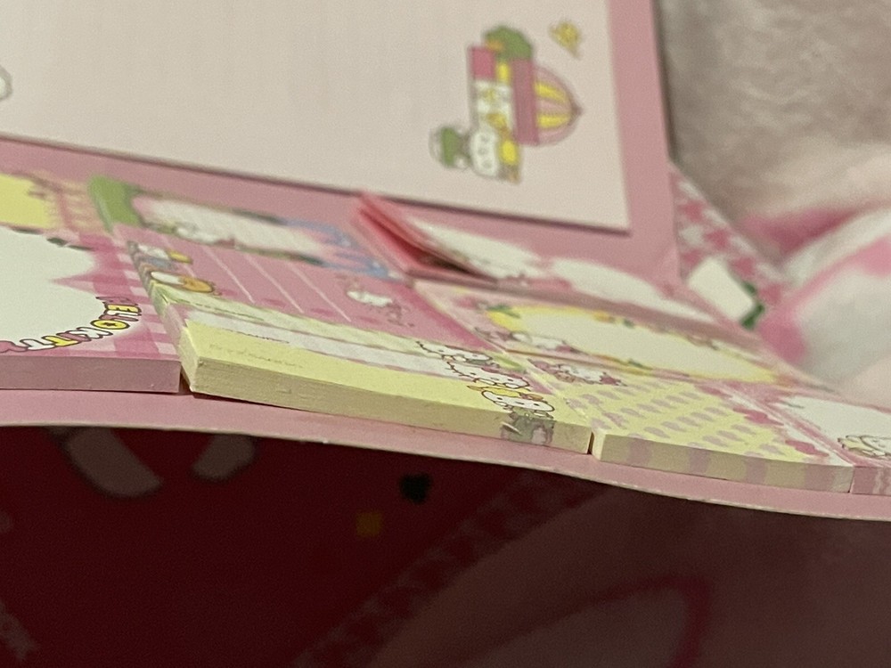 Sanrio Hello Kitty 11 Differnt Sticky Post It Notes Unique Set Paper School New