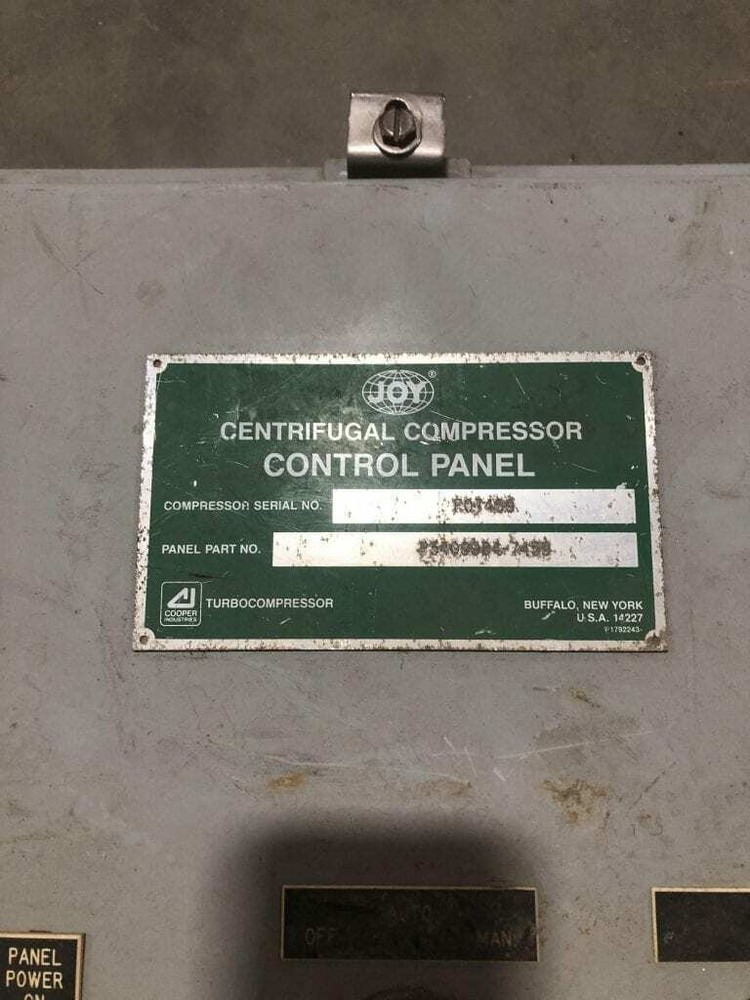 Joy P3400984-7459 Centrifugal Compressor Control Panel
