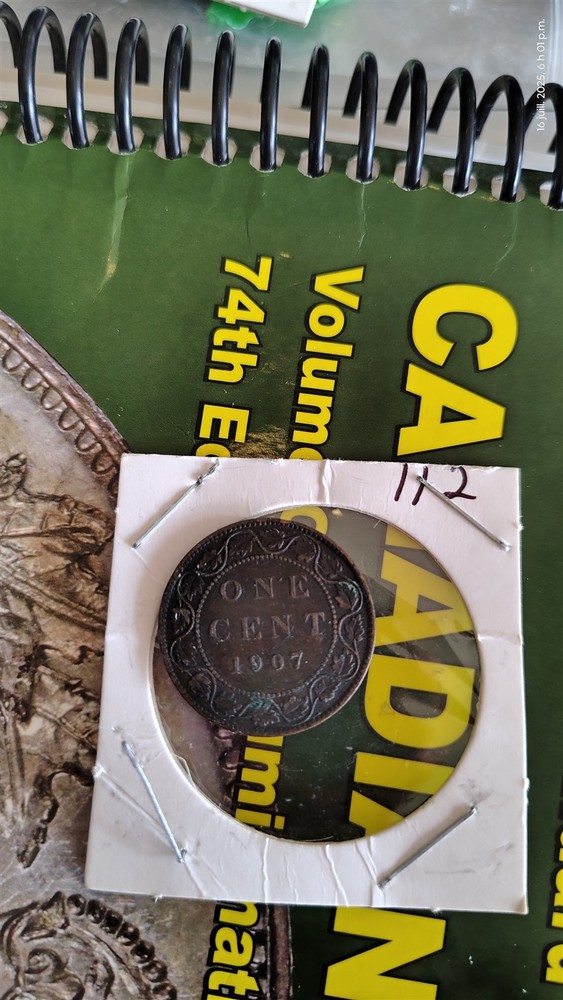 VINTAGE CANADA LARGE CENT 1907 KING EDWARDS NO112