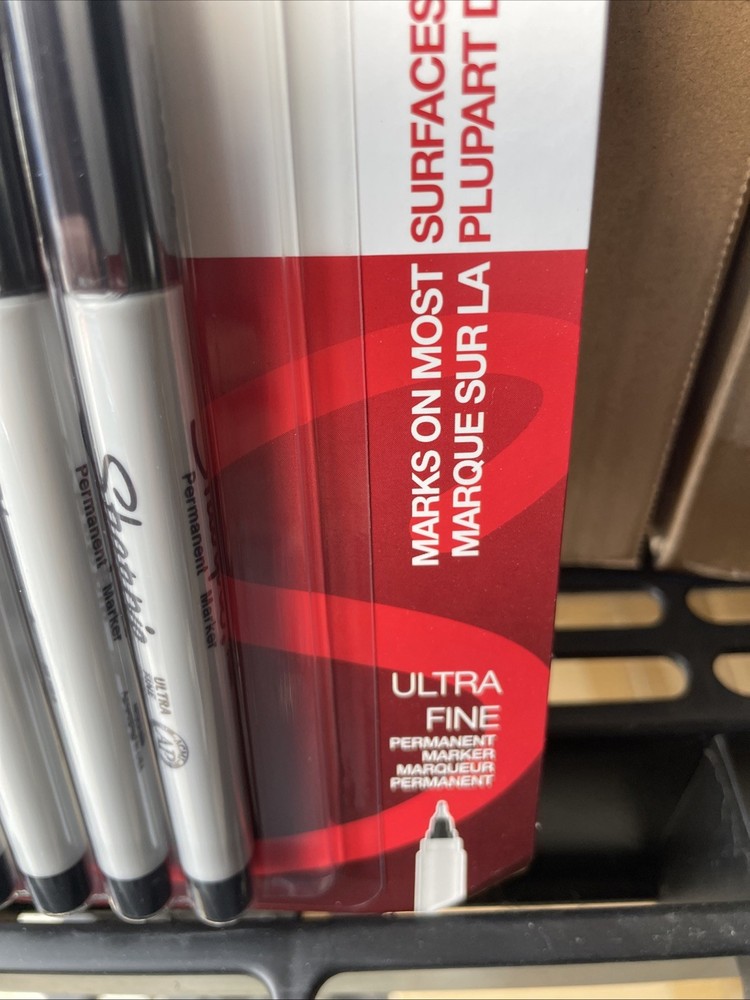 Sharpie 37665PP Permanent Markers, Ultra Fine, 5 Pack