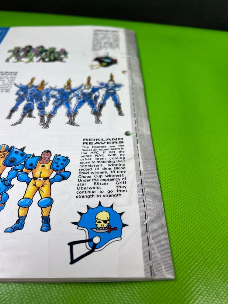 Blood Bowl Games Workshop Rules Book Warhammer