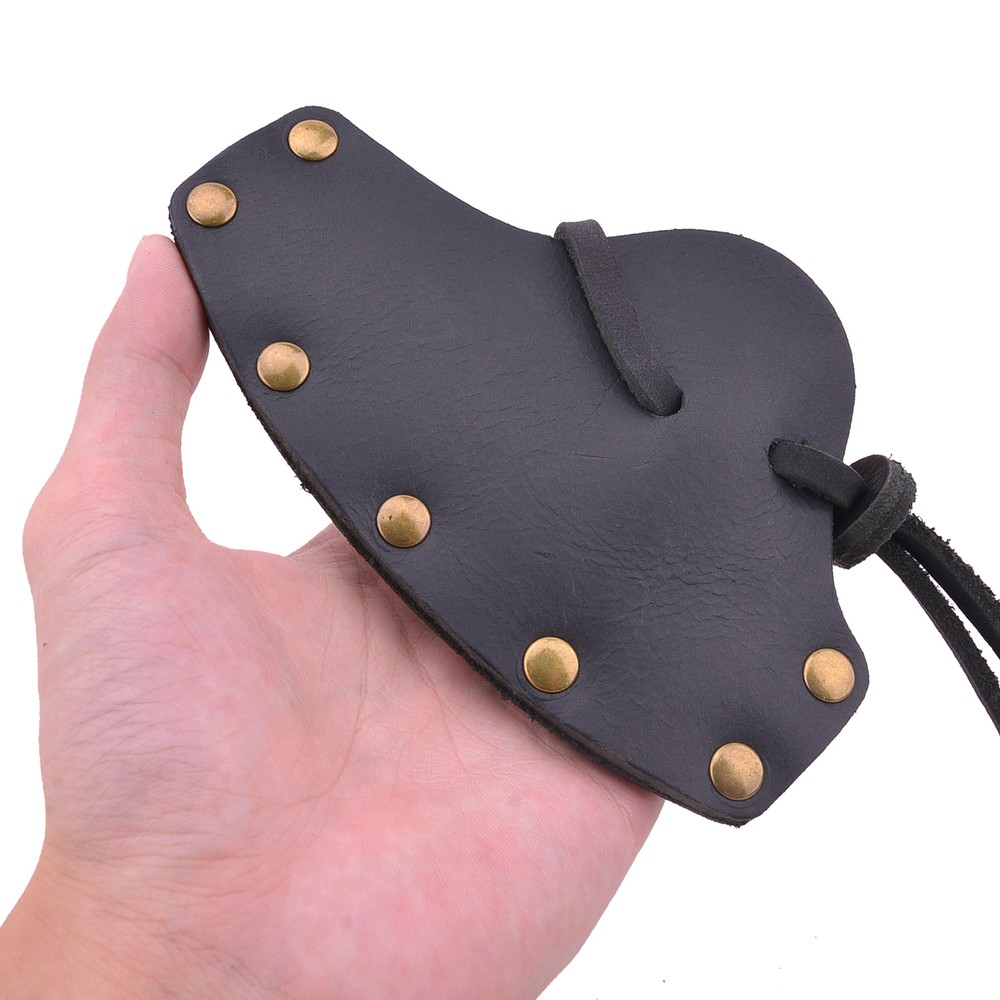Cowhide Leather Axe Blade Sheath Protector Axe Head Cover Hatchet Holster